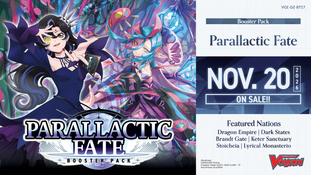 Cardfight Vanguard DZ-BT17 Parallactic Fate
