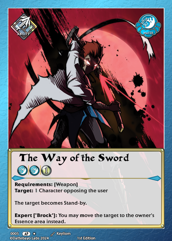 The Way of the Sword A0005 1st Edition