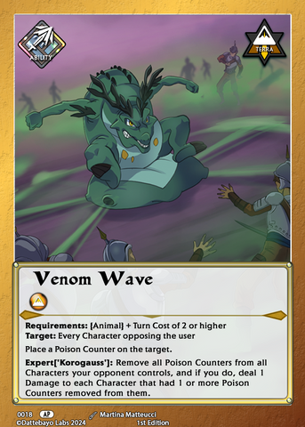 Venom Wave A0018 1st Edition