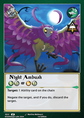 Night Ambush A0022 1st Edition