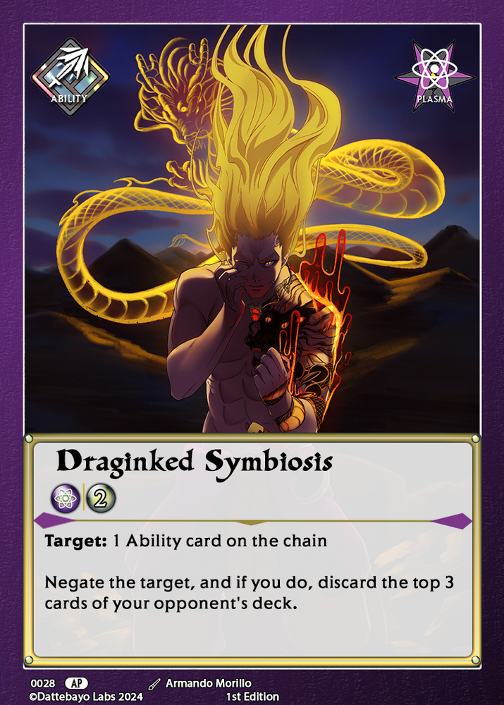 Draginked Symbiosis A0028 1st Edition