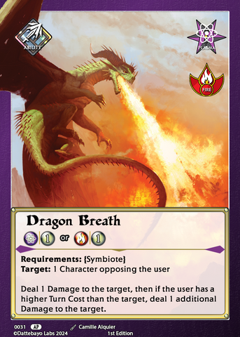 Dragon Breath A0031 1st Edition
