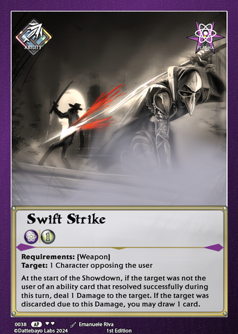Swift Strike A0038 1st Edition