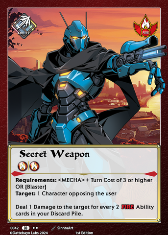 Secret Weapon A0042 1st Edition