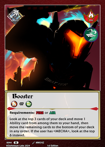 Booster A0044 1st Edition