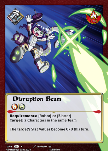 Disruption Beam A0048 1st Edition