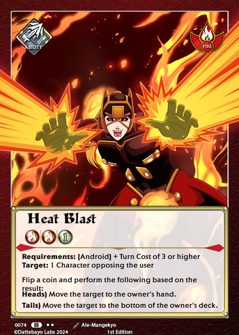 Heat Blast A0074 1st Edition