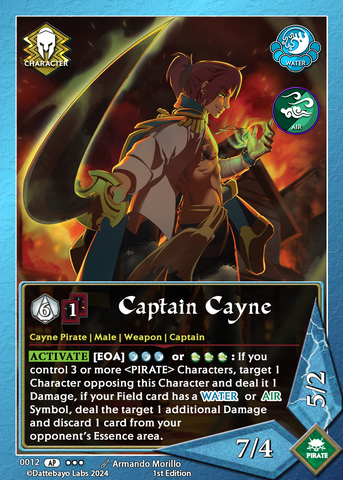Captain Cayne C0012 1st Edition