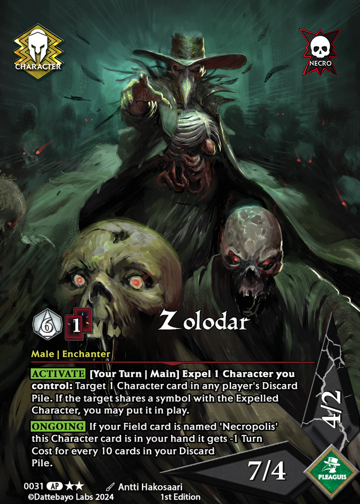 Zolodar C0031 1st Edition Legendary