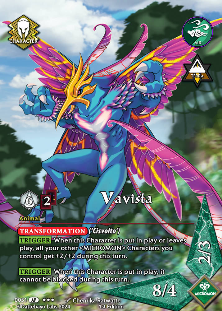 Vavista C0051 1st Edition Full Art