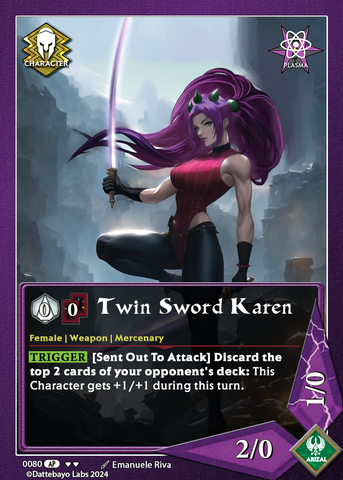 Twin Sword Karen C0080 1st Edition