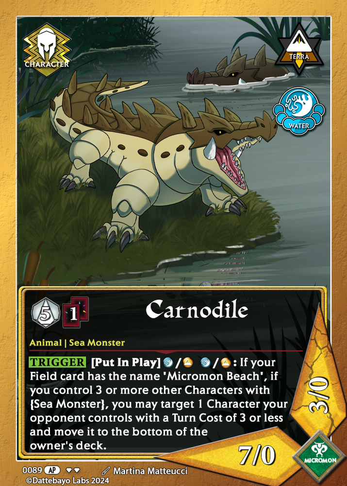 Carnodile C0089 1st Edition