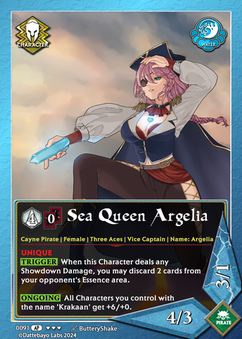 Sea Queen Argelia C0091 1st Edition