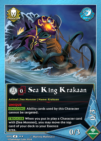 Sea King Kraken C0092 1st Edition