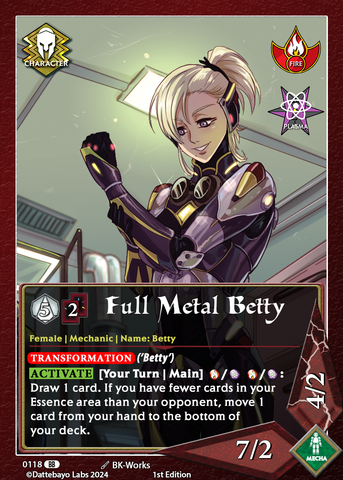 Full Metal Betty C0118 1st Edition