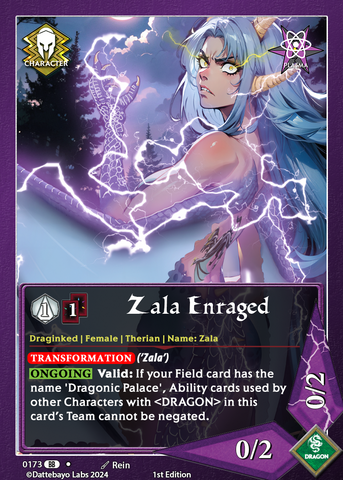 Zala Enraged C0173 1st Edition