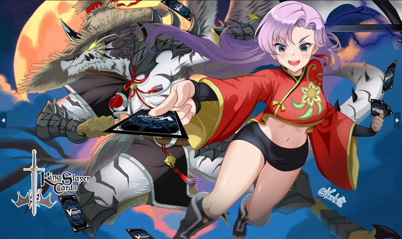 ヴァンガード ナオのプレイマット Fated one of Unparalleld, Varga