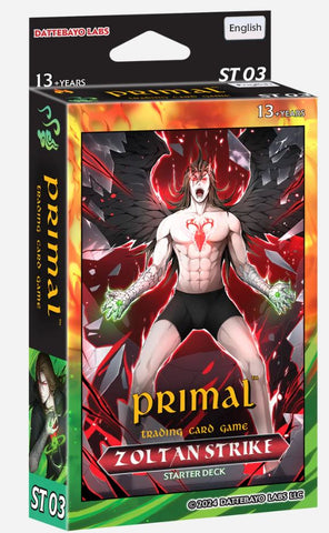 Primal TCG 1st Edition Zoltan Strike Starter Deck ST03