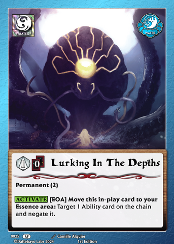 Lurking In The Depths S0025 1st Edition