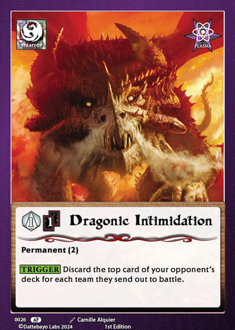 Dragonic Intimidation S0026 1st Edition