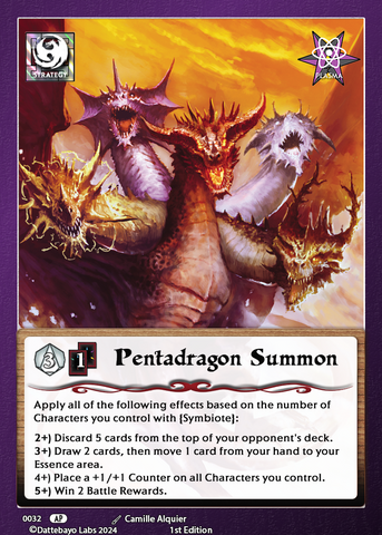 Pentadragon Summon S0032 1st Edition