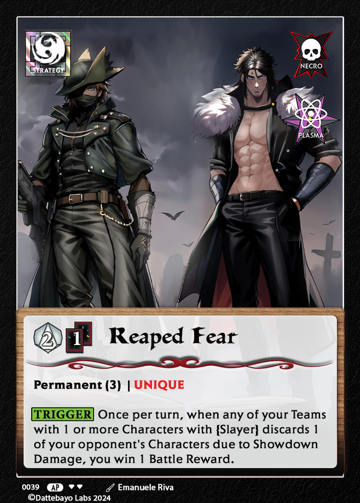 Reaped Fear S0039 1st Edition
