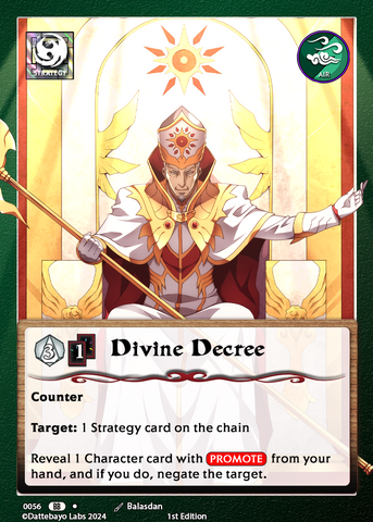 Divine Decree S0056 1st Edition