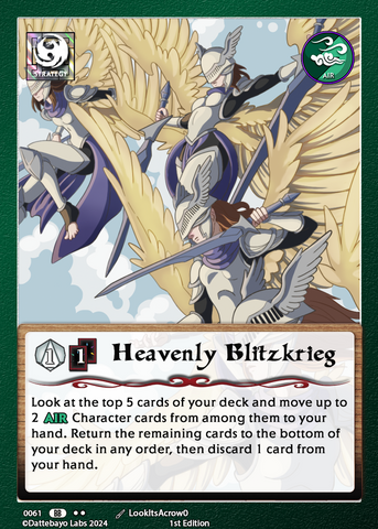 Heavenly Blitzkrieg S0061 1st Edition