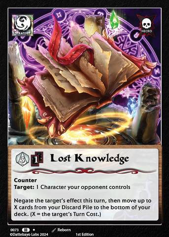 Lost Knowledge S0073 1st Edition