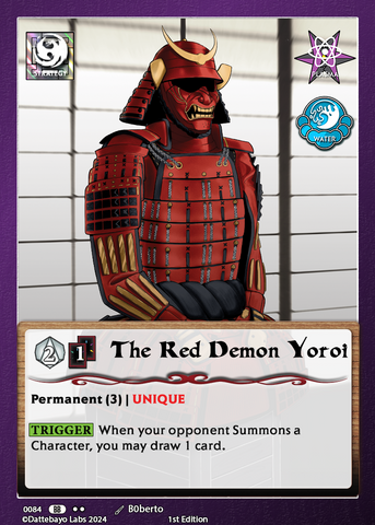 The Red Demon Yoroi S0084 1st Edition