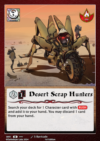 Desert Scrap Hunters S0091 1st Edition