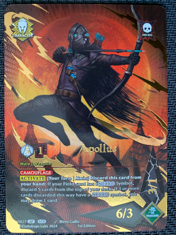 Apollus C0027 1st Edition SCR Full Art