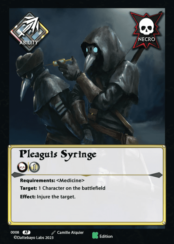 Pleaguis Syringe A0008 Kickstarter Edition