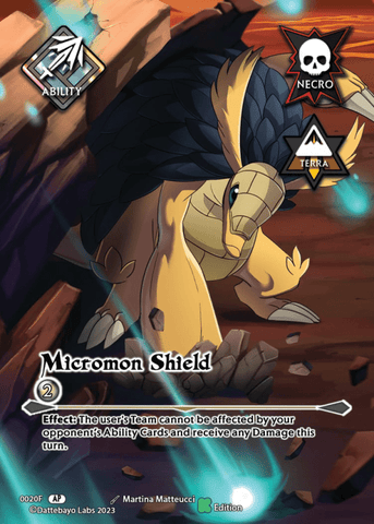 Micromon Shield (Full Art) A0020F Kickstarter Edition