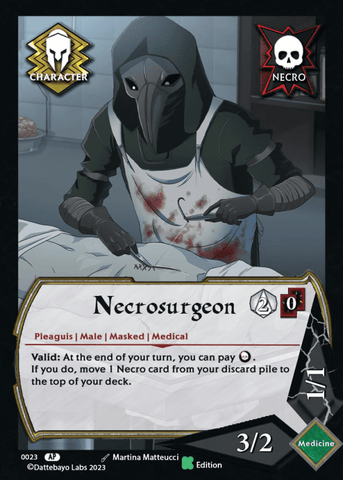Necrosurgeon C0023 Kickstarter Edition