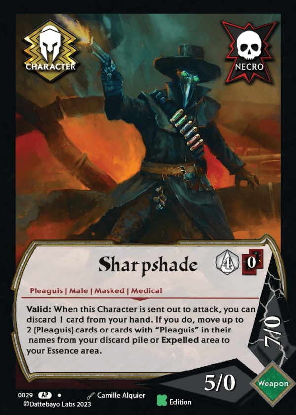 Sharp Shade Card Sharpshade C0029 Kickstarter Edition