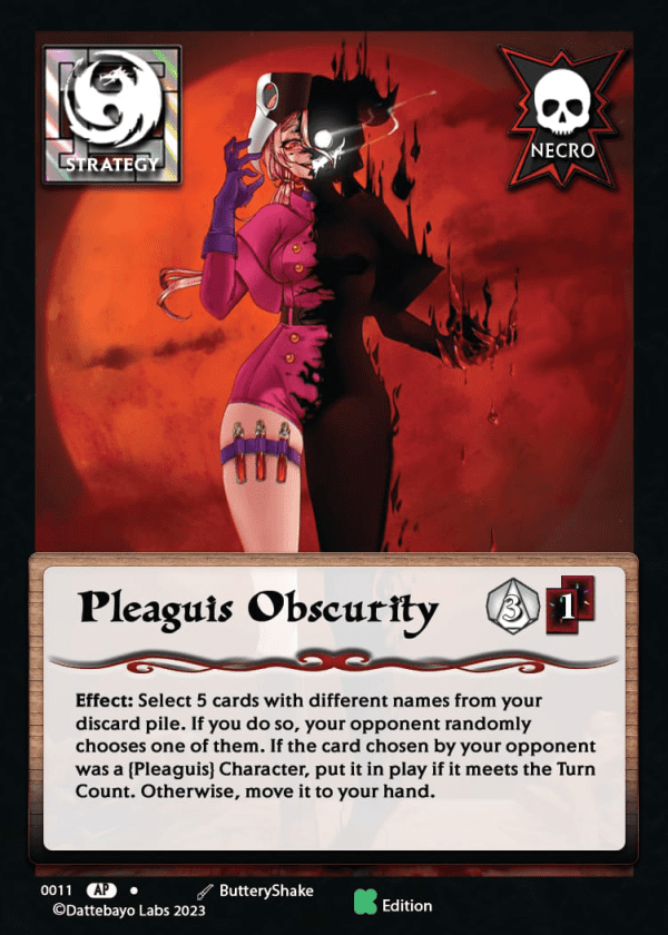 Pleaguis Obscurity S0011 Kickstarter Edition