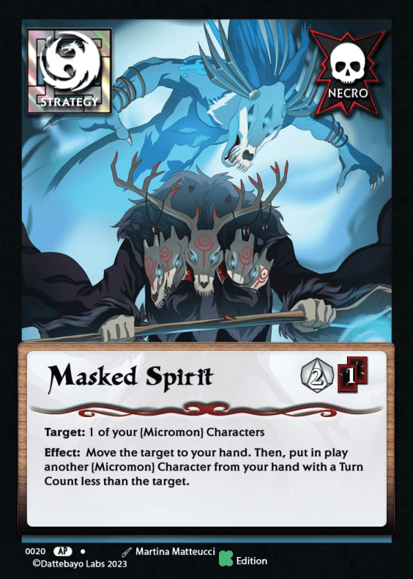 Masked Spirit S0020 Kickstarter Edition