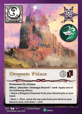 Dragonic Palace Purple Border S0029 Kickstarter Edition